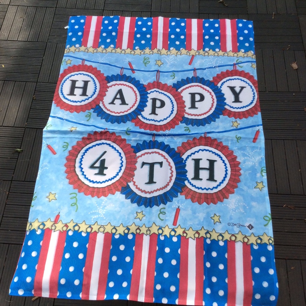 4th of July 28" X 40" Standard Size flag